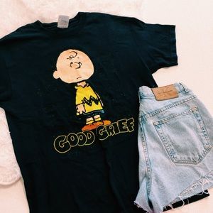 Vintage Charlie Brown Good Grief T-shirt